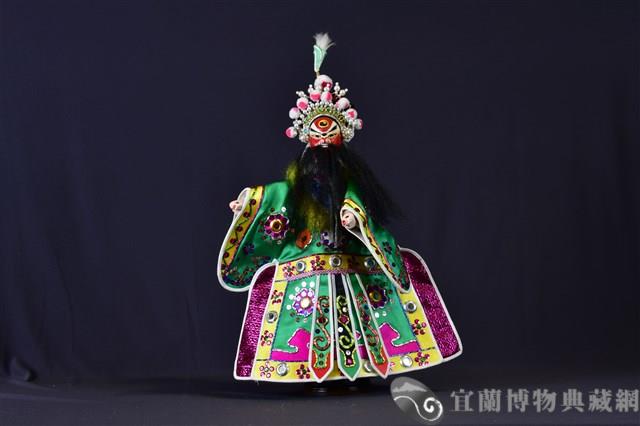 布袋戲偶（紅關）藏品圖，第1張