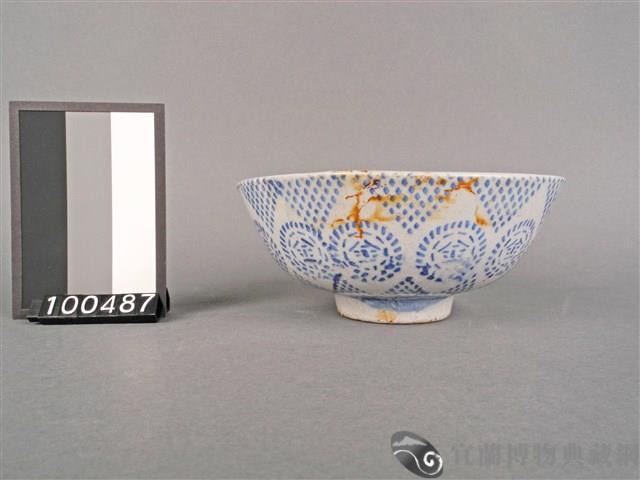 青花印花碗藏品圖，第1張