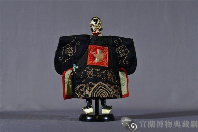 布袋戲偶（黑花仔）藏品圖，第1張