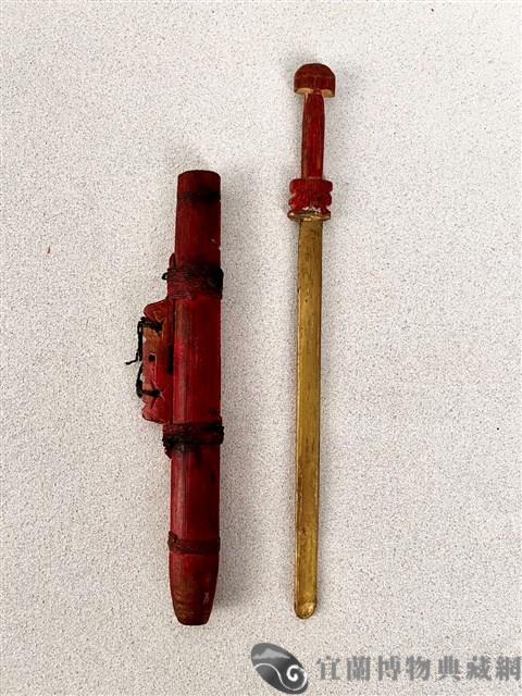 傀儡切末（劍含鞘）藏品圖，第1張