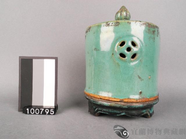 綠釉油燈藏品圖，第1張