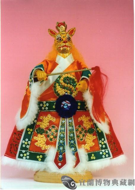 布袋戲偶（虎頭）藏品圖，第1張