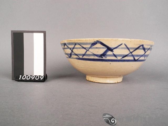 青花菱紋碗藏品圖，第1張