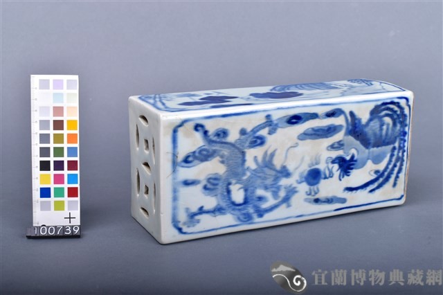 青花枕頭藏品圖，第1張