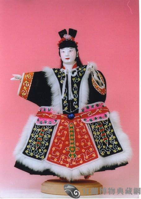 布袋戲偶（武旦）藏品圖，第1張