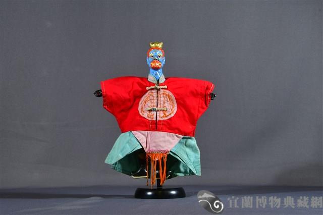布袋戲偶（雷公頭）藏品圖，第1張