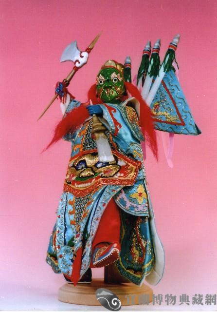 布袋戲偶（雷公頭）藏品圖，第1張