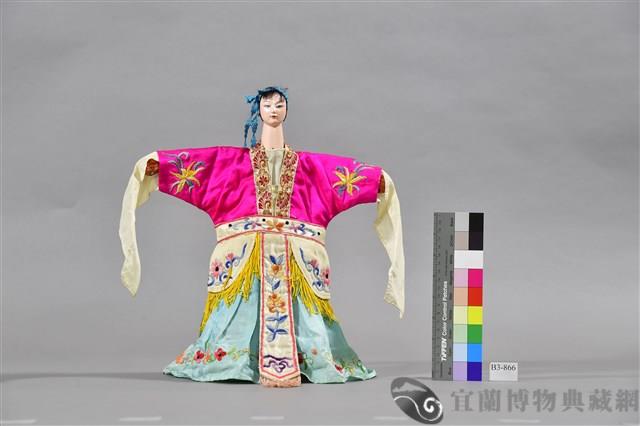 布袋戲偶（旦）藏品圖，第1張