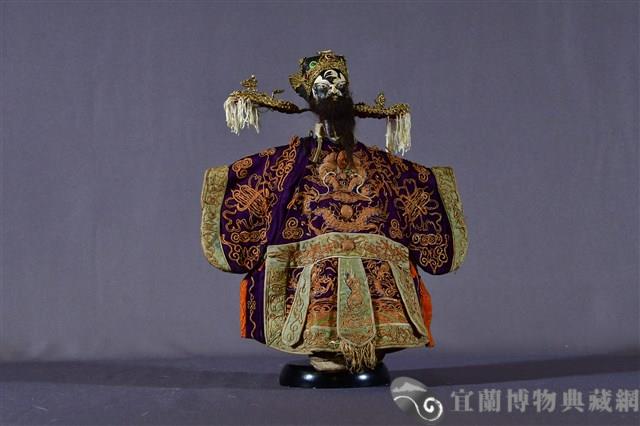 布袋戲偶（包公頭）藏品圖，第1張