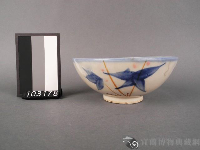 彩繪竹葉紋碗藏品圖，第1張