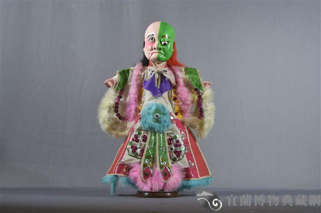 布袋戲偶（怪頭）藏品圖，第1張