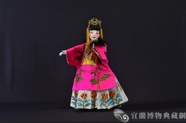 布袋戲偶(花旦)藏品圖，第1張