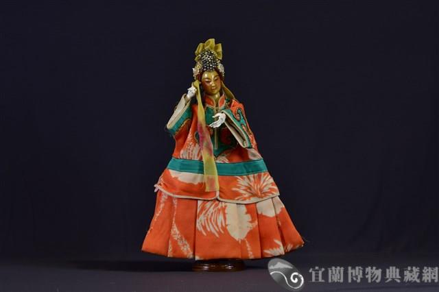 布袋戲偶（齊眉旦）藏品圖，第1張