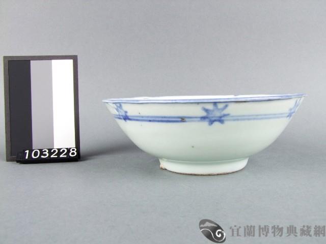 青花星紋碗藏品圖，第1張