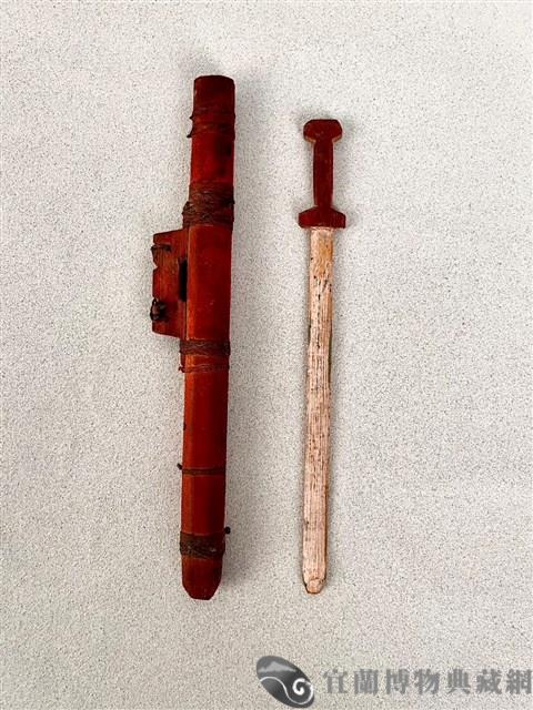 傀儡切末（劍含鞘）藏品圖，第1張