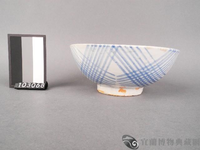 青花線紋碗藏品圖，第1張