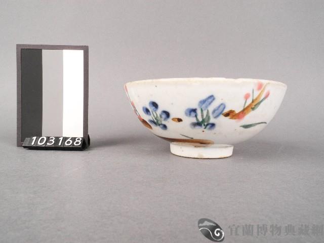 彩繪花卉紋碗藏品圖，第1張