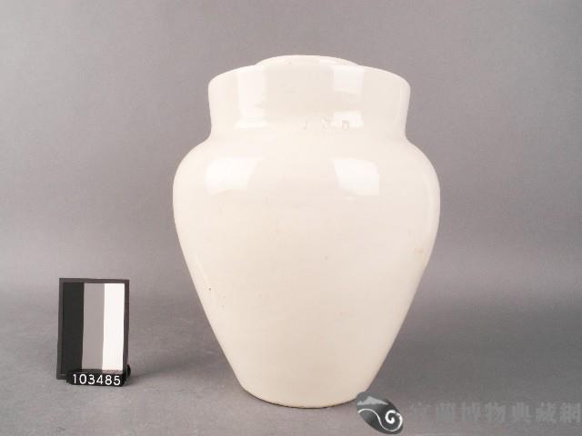 白釉豬油罐藏品圖，第1張