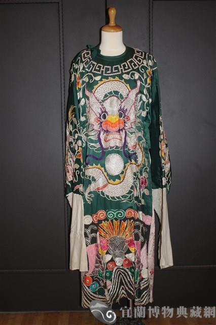 戲服(綠蟒)藏品圖，第1張