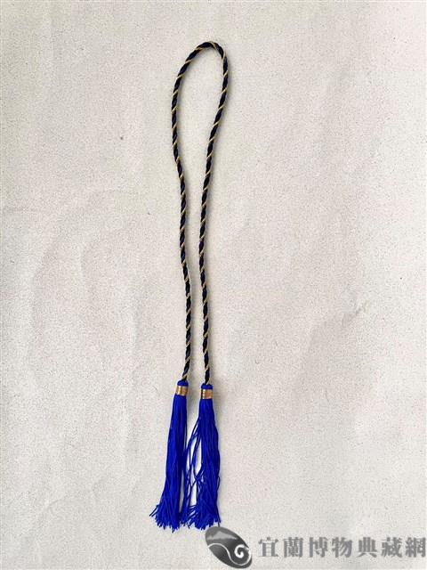 藍金結藝頭飾藏品圖，第1張