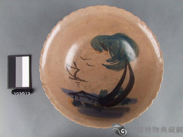 彩繪椰子紋碗藏品圖，第1張