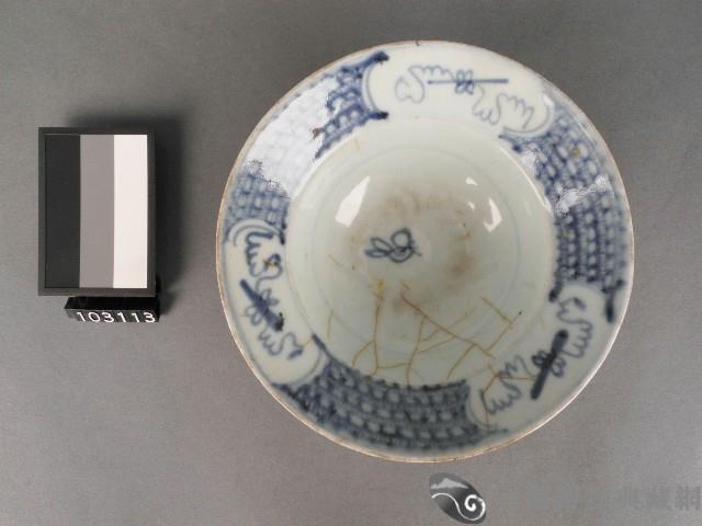 青花兔紋碗藏品圖，第1張