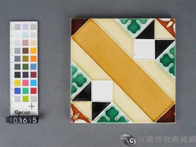 彩繪幾何紋磁磚藏品圖，第1張