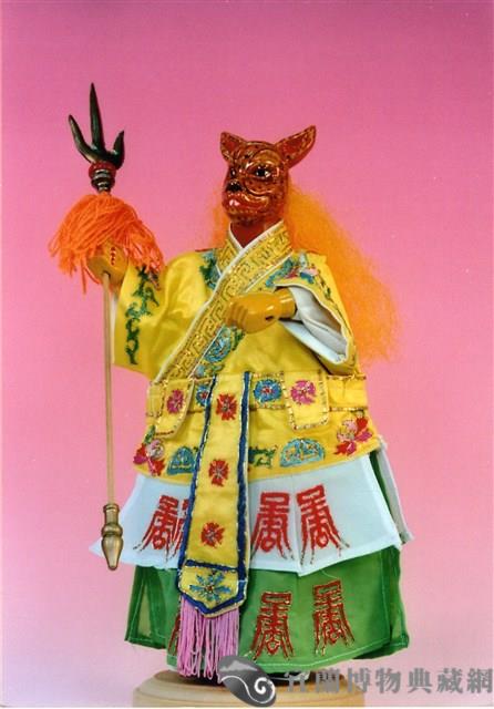布袋戲偶（鼠頭）藏品圖，第1張