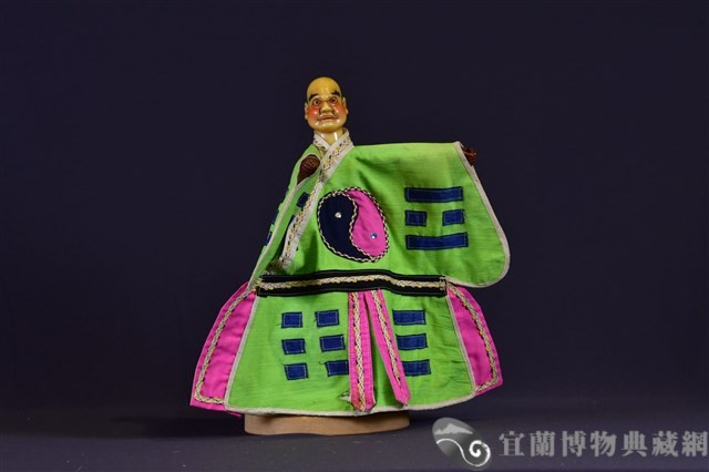 布袋戲偶（和尚頭）藏品圖，第1張