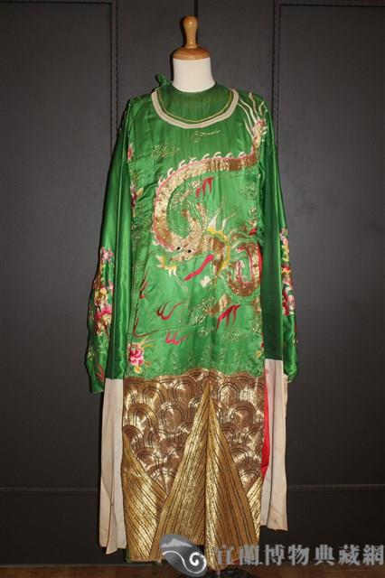 戲服(綠蟒)藏品圖，第1張