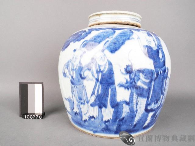 青花人物罐藏品圖，第1張