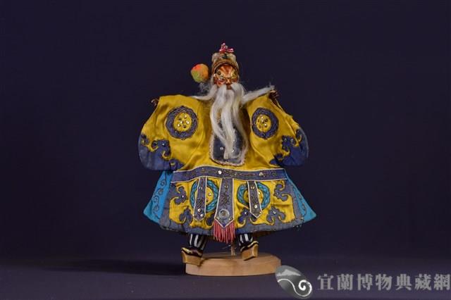 布袋戲偶（黑關）藏品圖，第1張
