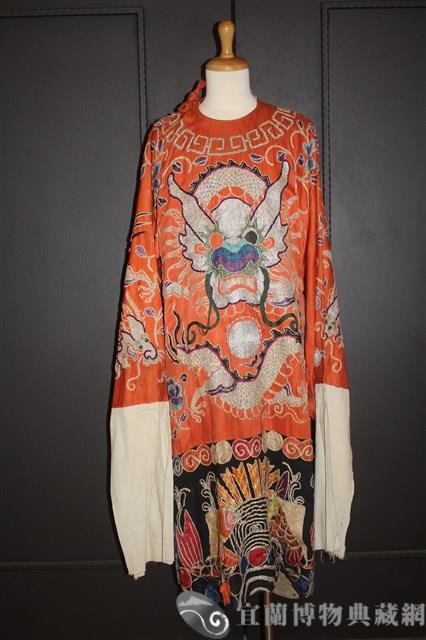 戲服(橘蟒)藏品圖，第1張