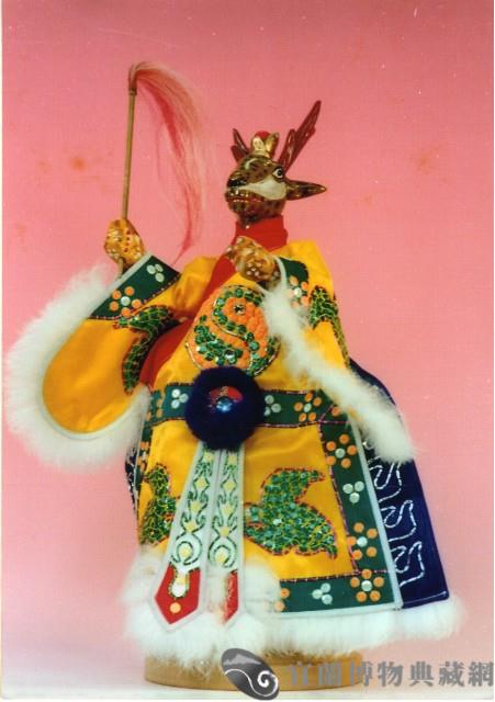 布袋戲偶（鹿頭）藏品圖，第1張