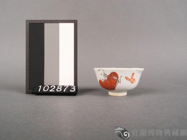 黑紅彩人物紋杯藏品圖，第1張