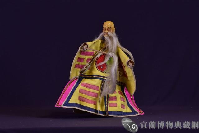 布袋戲偶（和尚頭）藏品圖，第1張