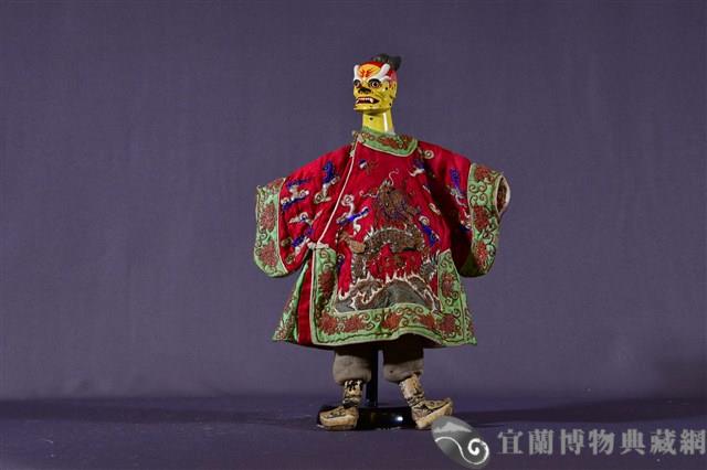 布袋戲偶（龍王頭）藏品圖，第1張