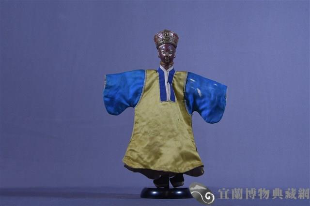 布袋戲偶（金面生）藏品圖，第1張