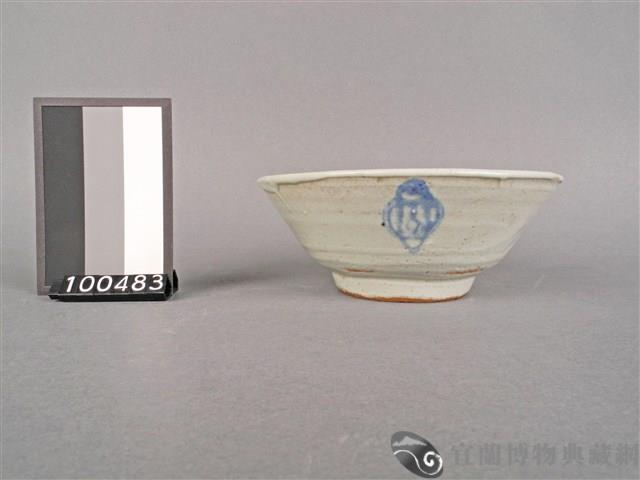 青花印花碗藏品圖，第1張