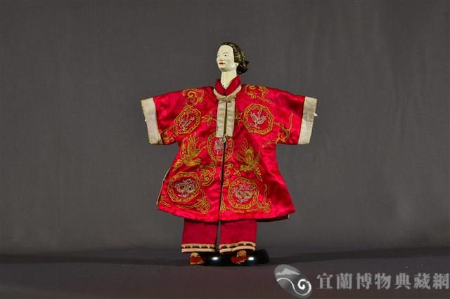 布袋戲偶（白毛旦）藏品圖，第1張