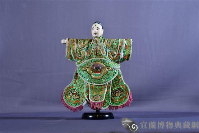 布袋戲偶（三目武生）藏品圖，第1張