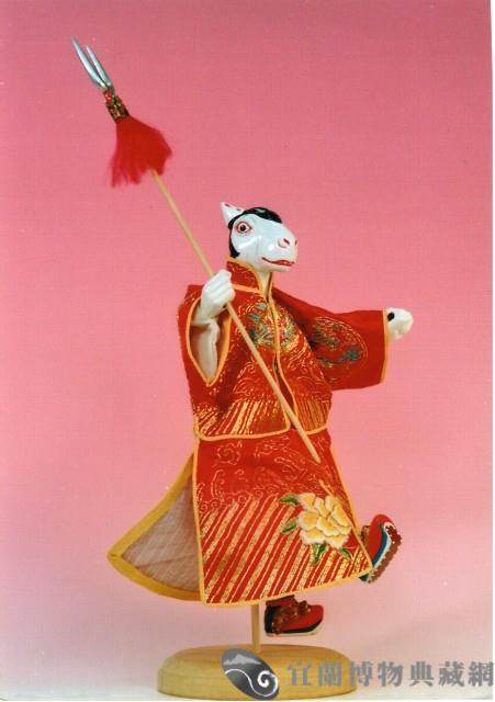 布袋戲偶（馬面）藏品圖，第1張