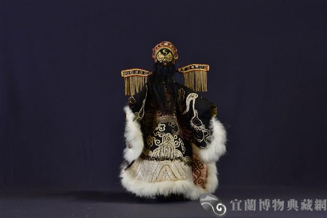 布袋戲偶（包公頭）藏品圖，第1張