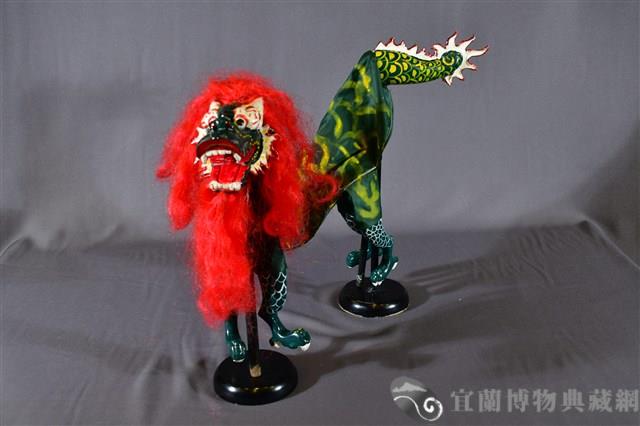 布袋戲偶（龍）藏品圖，第1張