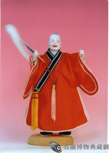 布袋戲偶（和尚頭）藏品圖，第1張