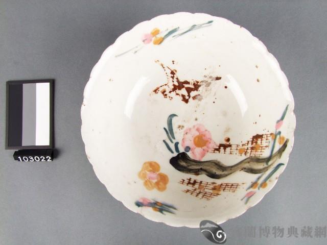 彩繪花鳥紋碗藏品圖，第1張