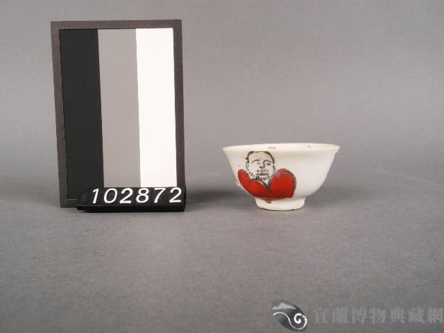 黑紅彩人物紋杯藏品圖，第1張