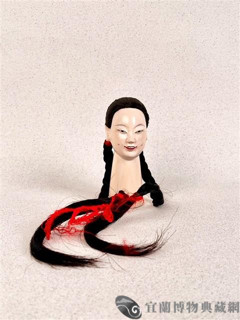 布袋偶頭（小旦）藏品圖，第1張