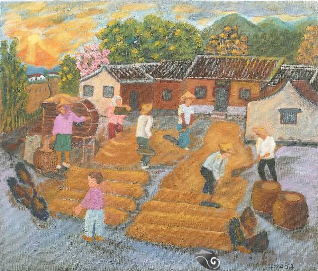 曬穀藏品圖，第1張