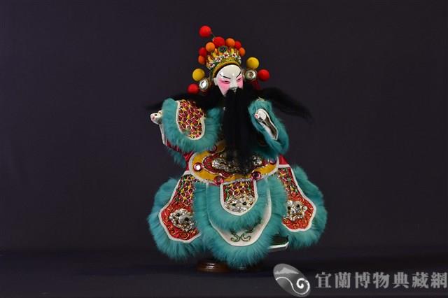 布袋戲偶（鬚文）藏品圖，第1張